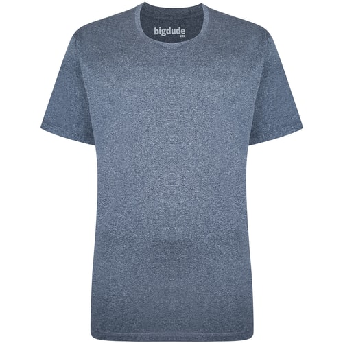 Bigdude Inkjet Stretch Performance T-Shirt Navy